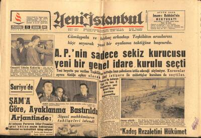 Yeni İstanbul Gazetesi 5 Nisan 1962 - Dumlupınar Ve Refah Faciası Şehitlerini Dün Törenle Andık GZ93190 - 1