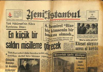 Yeni İstanbul Gazetesi 6 Aralık 1967 - Bir Masonun Kaçak İnşaatını Kimse Yıktıramıyor!.. GZ84700 - 1
