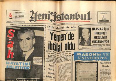 Yeni İstanbul Gazetesi 6 Kasım - Kızıl Çinden Kaçan 70 Türk Ankaraya Geldi GZ76737 - 1