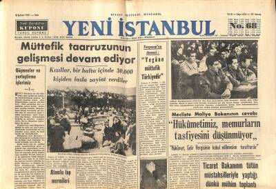 Yeni İstanbul Gazetesi 6 Şubat 1951 - Ticaret Bakanının Tütün Müstahsilleriyle Yaptığı Dünkü Mühim Toplantı GZ105055 - 1