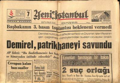 Yeni İstanbul Gazetesi 7 Ağustos 1966 - Muhammet Ali Clay Dünya Boks Tarihinin En İyi Ağır Sıkletidir GZ93192 - 1