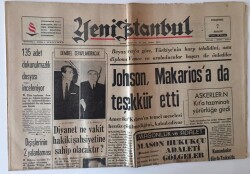 Yeni İstanbul Gazetesi 7 Aralık 1967 - Amerika Kıbrısın Temel Meselesi Henüz Çözülemediğini Kabul Ediyor GZ11891 - 1