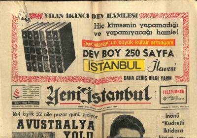 Yeni İstanbul Gazetesi 7 Ekim 1968 - Boykota Karşı 30 Profesör İstifa Tehdidinde Bulundu GZ84145 - 1