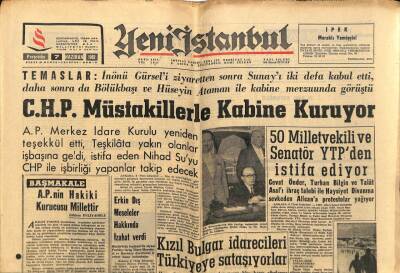 Yeni İstanbul Gazetesi 7 Haziran 1962 - Yön Dergisinin Ortaya Çıkan Sahtekarlığı GZ84719 - 1