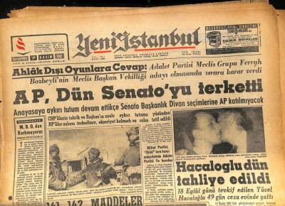 Yeni İstanbul Gazetesi 7 Kasım 1962 - Kübada Rusların Tutumu Gayri Samimi GZ86877 - 1