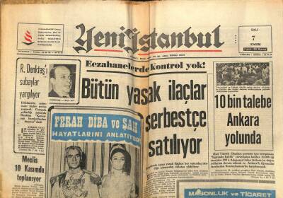 Yeni İstanbul Gazetesi 7 Kasım - Ferah Diba Ve Şah Hayatlarını Anlatıyor GZ74813 - 1