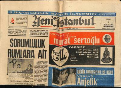 Yeni İstanbul Gazetesi 7 Ocak 1968 -Masonluğun İç Yüzü GZ57268 - 1