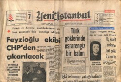 Yeni İstanbul Gazetesi 7 Şubat 1967 - Feyzioğlu Ekibi CHPden Çıkarılacak GZ70202 - 2