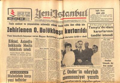 Yeni İstanbul Gazetesi 8 Ekim 1963 - Köksal,Azizoğlu Hakkında Meclis Tahkikatı İstedi GZ102823 - 1