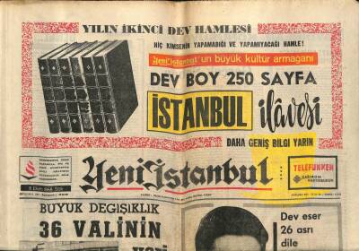 Yeni İstanbul Gazetesi 8 Ekim 1968 - 700 Bin Ton Buğday İthal Edilecek GZ84148 - 1
