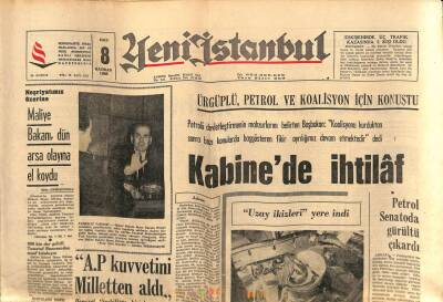 Yeni İstanbul Gazetesi 8 Haziran 1965 - Uzay İkizleri Yere İndi GZ57119 - 1