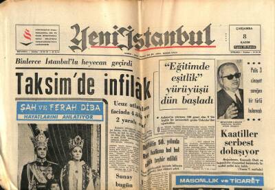 Yeni İstanbul Gazetesi 8 Kasım 1962 -Şah Ve Ferah Diba Hayatlarını Anlatıyor GZ57256 - 1