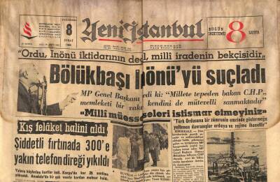 Yeni İstanbul Gazetesi 8 Şubat 1965 - Tütün Dikiminde Tahdit Teklif Edildi GZ84631 - 1