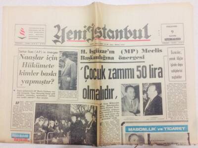 Yeni İstanbul Gazetesi 9 Kasım 1967 - Rusyada Rejim Buhranı GZ71032 - 1