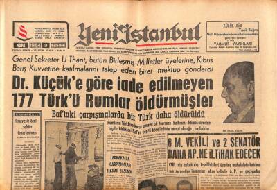 Yeni İstanbul Gazetesi 9 Mart 1964 - Mandy , Yurtdışına Çıkarılıyor GZ84126 - 1