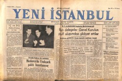 Yeni İstanbul Gazetesi 9 Ocak 1950 - Moskovada Uzakşark Paktı Hazırlanıyor GZ103573 - 1