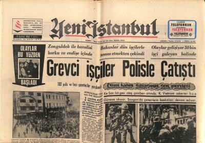 Yeni İstanbul Gazetesi 9 Şubat 1968 - Hatice Babacan, Vietkongda Büyük Taarruz, Gırgır Süpürge Fabrikası Sahibi Tacettin Hıçyılmaz , PAŞAM Maksim GZ84237 - 1