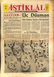 Yeni İstiklal Gazetesi 13 Şubat 1963 - İstiklal Mahkemesi Mahkumlarından Bir Kaçı GZ100991 - 2