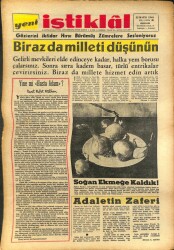 Yeni İstiklal Gazetesi 22 Mayıs 1963 - Gözlerini İktidar Hırsı Bürümüş Zümrelere Sesleniyoruz GZ100984 - 2