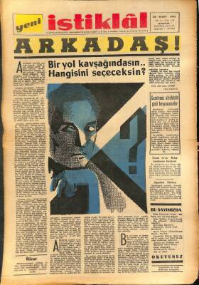 Yeni İstiklal Gazetesi 30 Mart 1963 - Türkiyenin Belli Başlı Solcuları Kimlerdir ? GZ100988 - 1