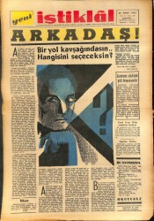 Yeni İstiklal Gazetesi 30 Mart 1963 - Türkiyenin Belli Başlı Solcuları Kimlerdir ? GZ100988 - 2