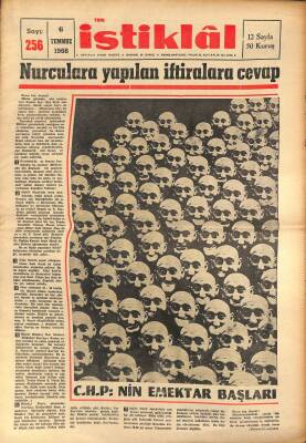 Yeni İstiklâl Gazetesi 6 Temmuz 1966 - CHPnin Emektar Başları GZ115337 - 1