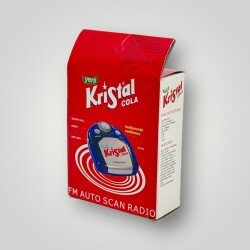 Yeni Kristal Cola Promosyon Cep Radyosu (Sıfır Ürün) AOB5071 - 3