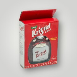Yeni Kristal Cola Promosyon Cep Radyosu (Sıfır Ürün) AOB5071 - 2
