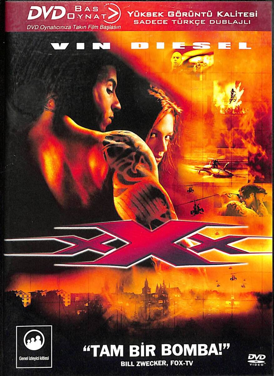 Yeni Nesil Ajan (xXx) – Orijinal DVD (İkinci El) * Vin Diesel, Asia Argento, Samuel L. Jackson, Marton Csokas – 2002 * DVD3008 - 1