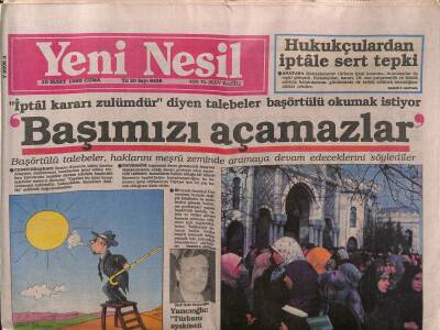 Yeni Nesil Gazetesi 10 Mart 1989 - Anayasa Mahkemesi Suç İşledi GZ83770 - 1
