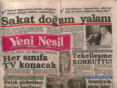 Yeni Nesil Gazetesi 10 Şubat 1989 - Bulgaristan , Kırcaalideki 40 Bin Türkü Başka Bölgeye Sürüyor GZ83794 - 1