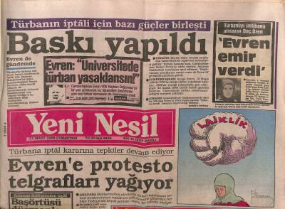 Yeni Nesil Gazetesi 11 Mart 1989 - Sahte Belgelerle Devletin Milyarları Götürüldü GZ83769 - 1