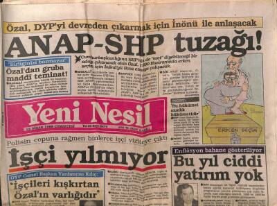Yeni Nesil Gazetesi 15 Nisan 1989 - Dini Yayınlar Fuarı Açıldı GZ83786 - 1