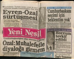 Yeni Nesil Gazetesi 19 Temmuz 1989 - Horzum Davasında Sürpriz Karar GZ62929 - 2