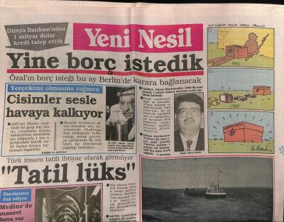 Yeni Nesil Gazetesi 2 Ağustos 1988 - Süleyman Demirel Özalın Tuzağına Düşmedi GZ55716 - 1