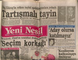 Yeni Nesil Gazetesi 21 Temmuz 1989 - ABD Uçağı İnişte Yere Çakıldı , 67 Ölü GZ62932 - 2