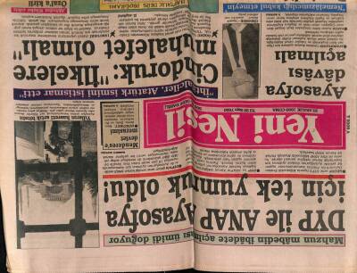 Yeni Nesil Gazetesi 22 Aralık 1989 - Ayasofya Davası Açılmalı GZ55679 - 1