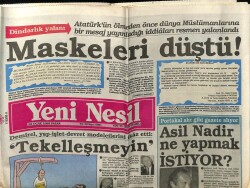 Yeni Nesil Gazetesi 22 Ocak 1989 - Dindarlık Yalanı Maskeleri Düştü GZ61461 - 2