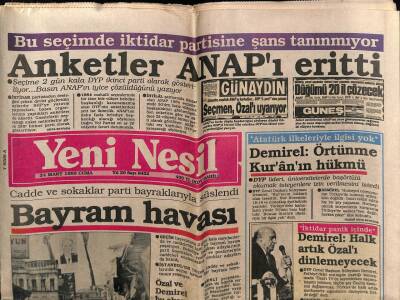 Yeni Nesil Gazetesi 24 Mart 1989 - Endonezyada Namaz GZ62923 - 1