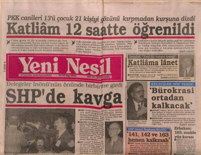 Yeni Nesil Gazetesi 27 Kasım 1989 - Konyada Talebeler Alkolün Pençesinde GZ83776 - 1
