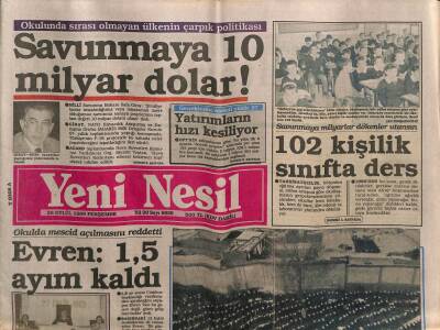 Yeni Nesil Gazetesi 28 Eylül 1989 - Çinde Baskıya Rağmen Din Gelişiyor GZ80785 - 1