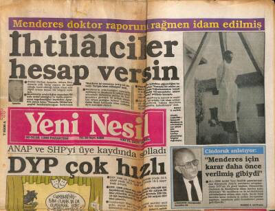 Yeni Nesil Gazetesi 30 Ocak 1989 - Cezeri Kasımpaşa Camii Ramazana Yetiştiriliyor GZ83801 - 1