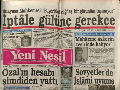 Yeni Nesil Gazetesi 6 Temmuz 1989 - SHPli Sözen Yolsuzlukları Açıklayacak GZ80790 - 1