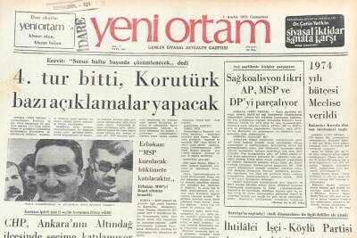 Yeni Ortam Gazetesi 1 Aralık 1973-İran Tüm Petrolünü Açık Artırmayla Satacak GZ39293 - 1