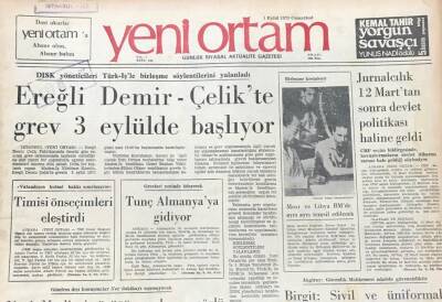 Yeni Ortam Gazetesi 1 Eylül 1973 -Napolide Kolera Salgını Kontrole Alındı GZ39426 - 1