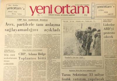 Yeni Ortam Gazetesi 13 Ocak 1973 Libya Türkiyeden 1000 Doktor İstiyor GZ39216 - 1