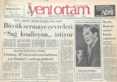 Yeni Ortam Gazetesi 17 Kasım 1973-40 Bin Enerji İşçisi Greve Gidiyor GZ39376 - 1