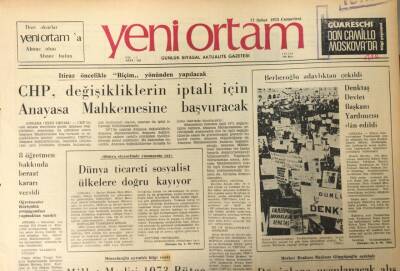 Yeni Ortam Gazetesi 17 Şubat 1973 Denktaş Devlet Başkan Yardımcısı İlan Edildi GZ39221 - 1