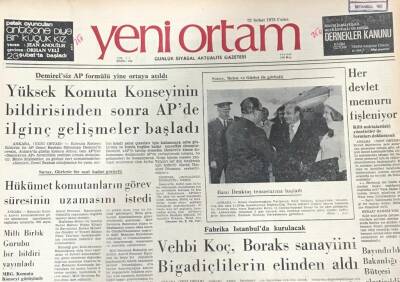 Yeni Ortam Gazetesi 23 Şubat 1973- Vehbi Koç, Boraks Sanayiini Bigadiçlilerin Elinden Aldı GZ39363 - 1