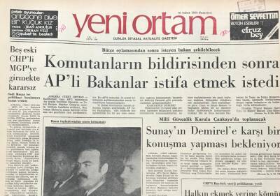 Yeni Ortam Gazetesi 26 Şubat 1973-CHPli Baytürk Halkın Ekmek Yerine Kömür Arayacağı Gün Yakındır GZ39351 - 1